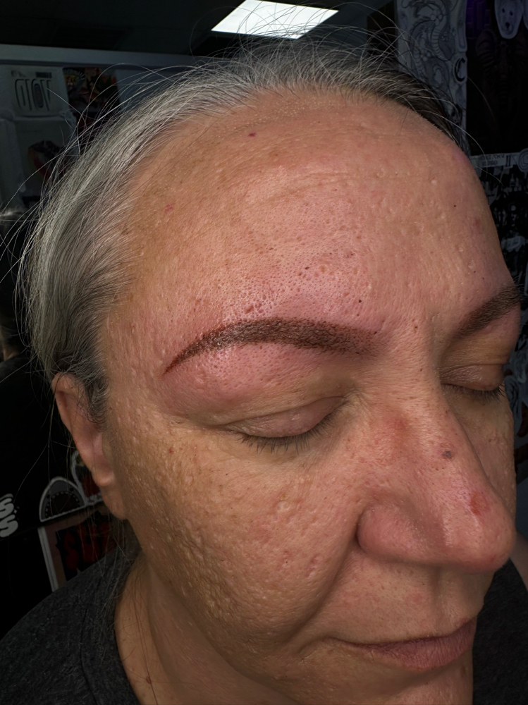 PMU Powder Brow Tattoo