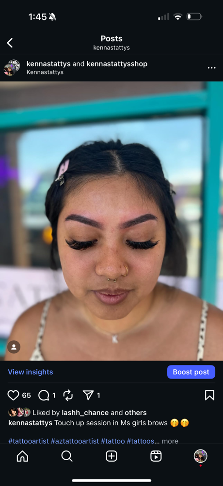PMU Powder Brow Tattoo