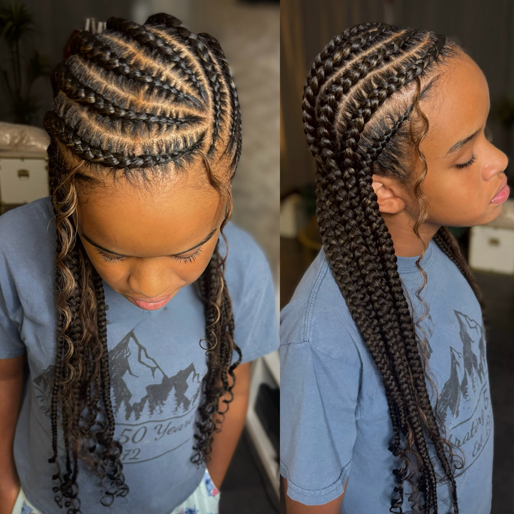 Cornrows / Feed In - Medium at Taylor Braidz, LLC in Ocala, FL