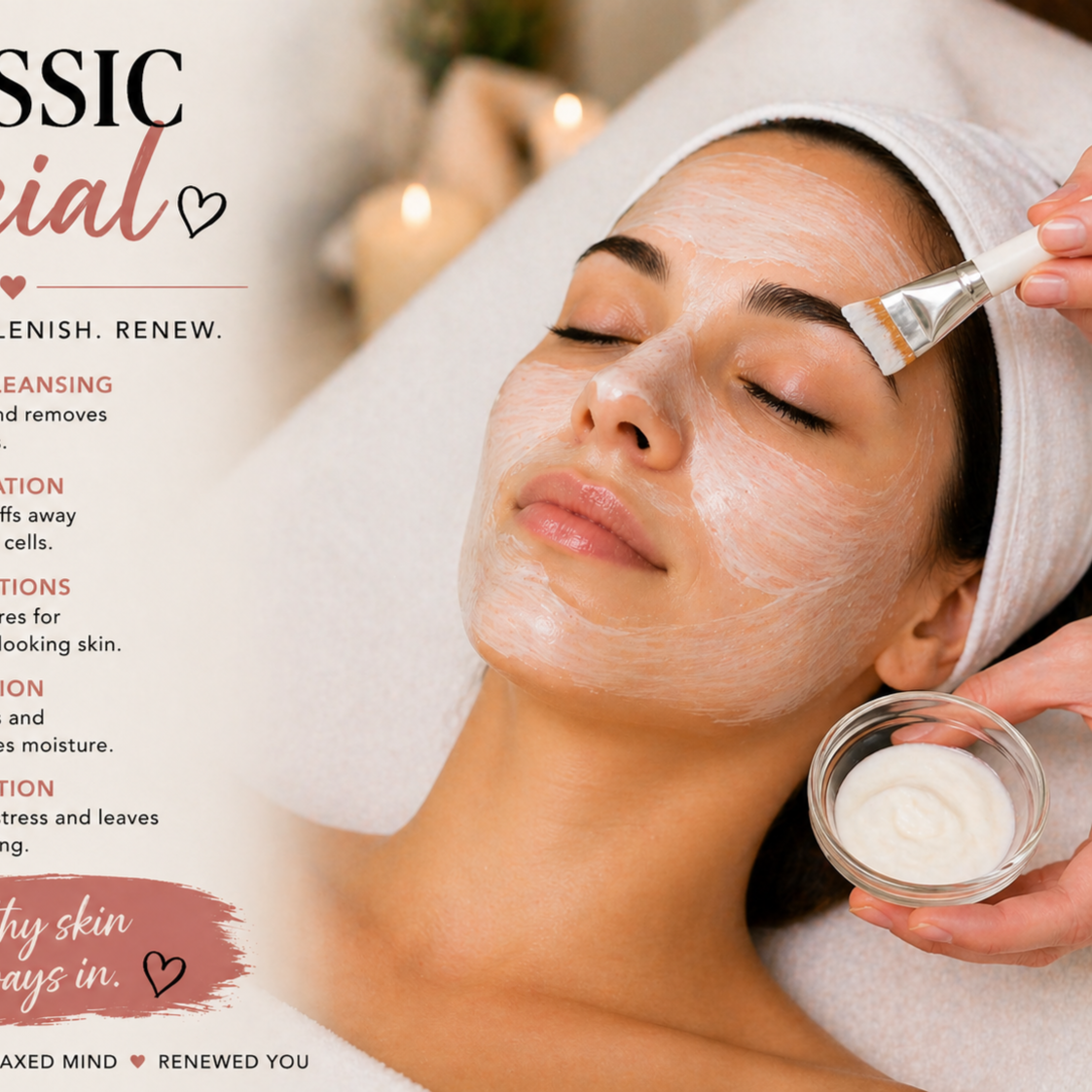 Classic Facial at Knot just hair in Clatskanie, OR