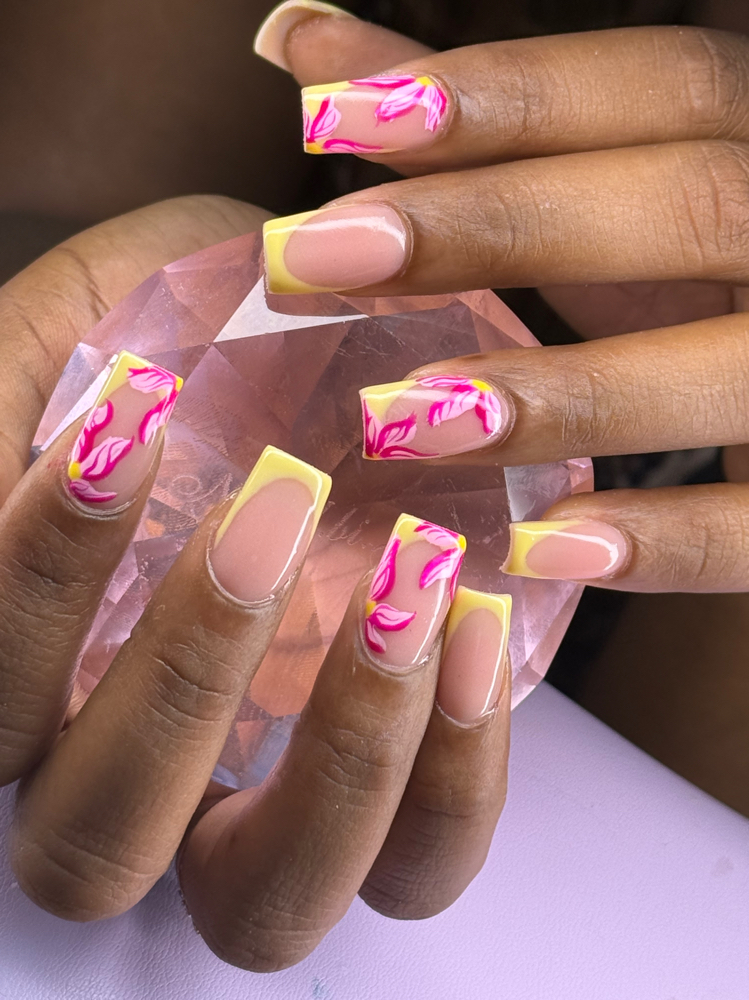 French Tips at Nailed By Jess in Albany, GA