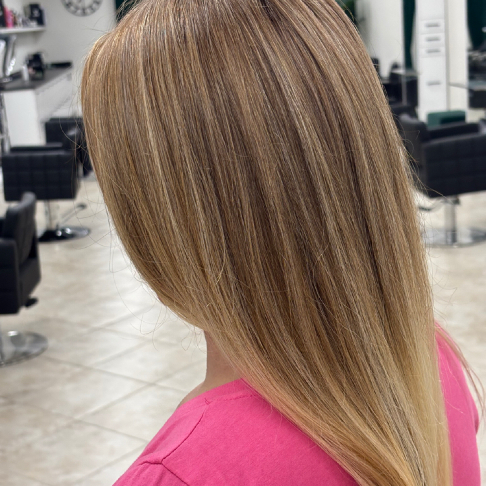 Airtouch Balayage Full+gloss at Expert Salon in Sarasota, FL