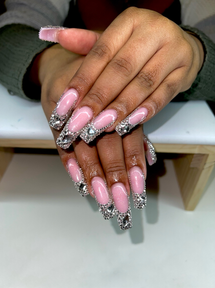 Rhinestones at Sugacoatnailz in Reno, NV