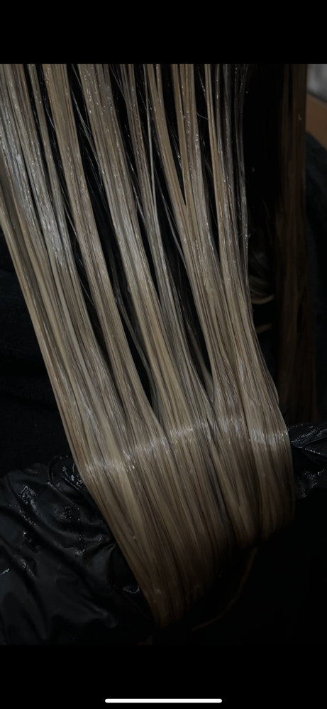 Toner/gloss at Monixhair in Brea, CA
