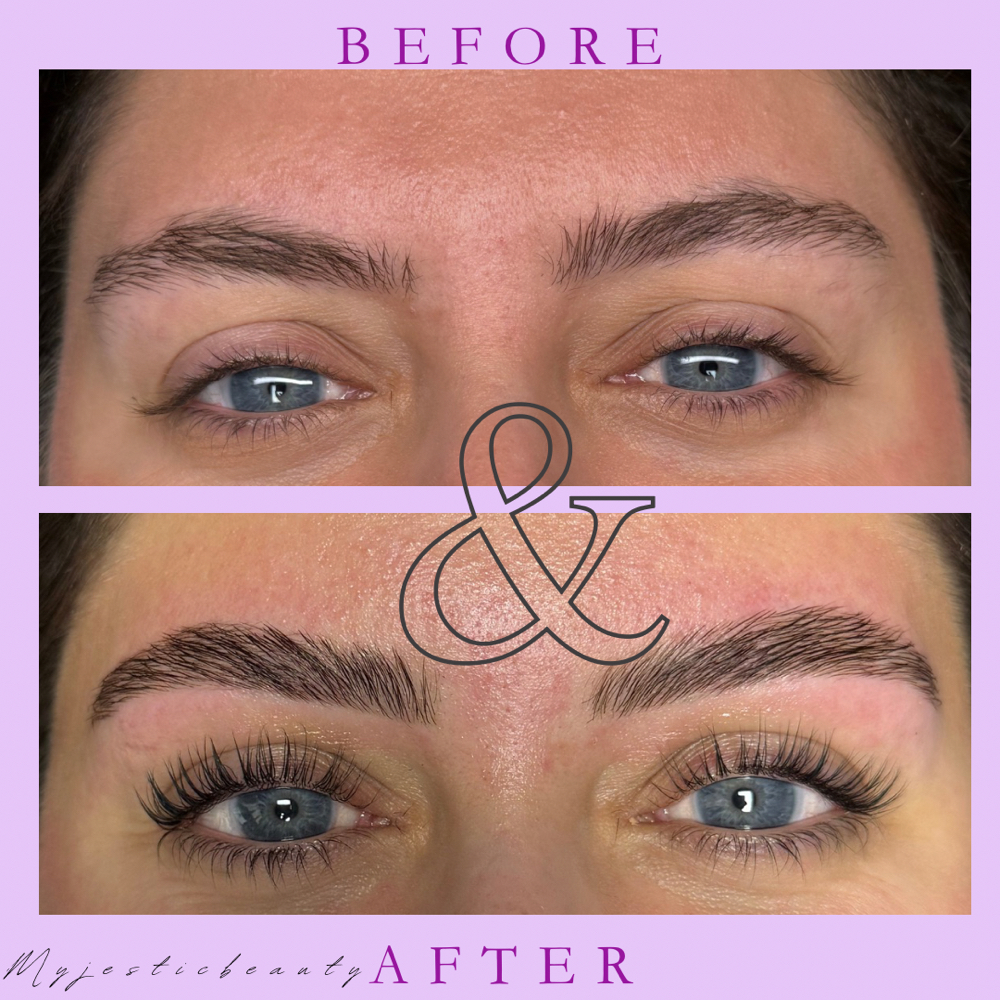 Brow Lamination + Wax & Tint at Myjestic Beauty in Columbus, OH