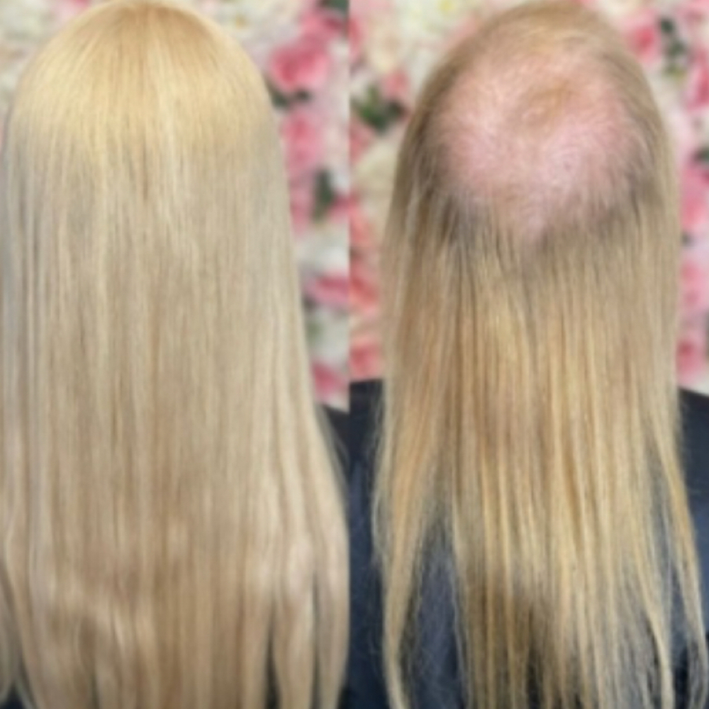 Integrated Weft Topper Design at Sugarbakers Salon in Inverness, FL