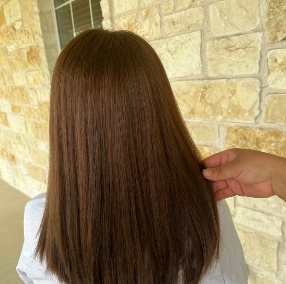 Grey Root Touch Up at Beautiful Beings Beauty in Round Rock, TX