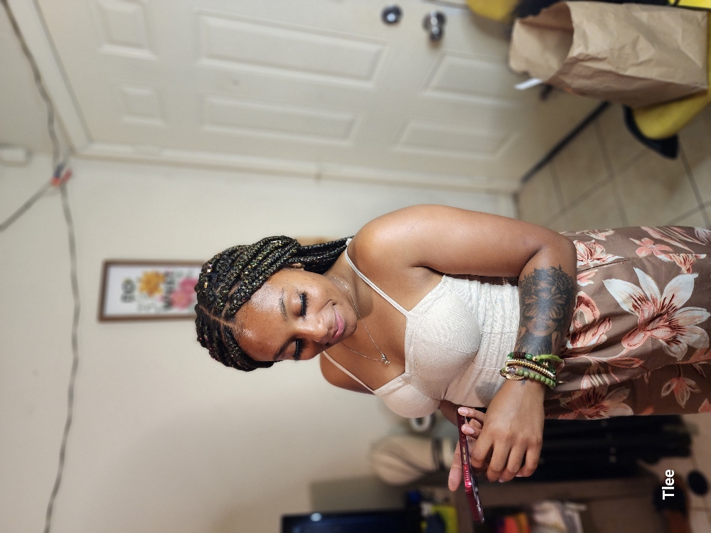 Box Braids Over Locs at TALENTEDTLEE LLC in Dallas, TX