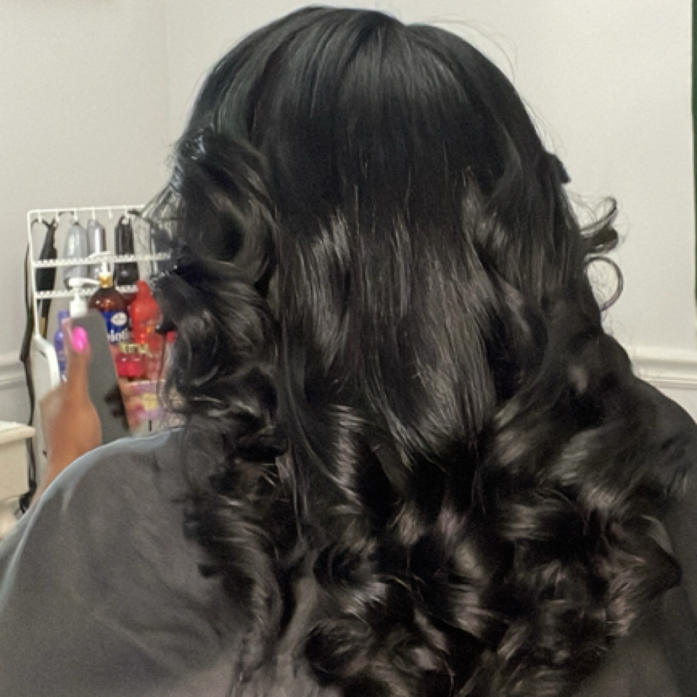 Silk Press at Simply Beautiful Hair Care in Lithonia, GA