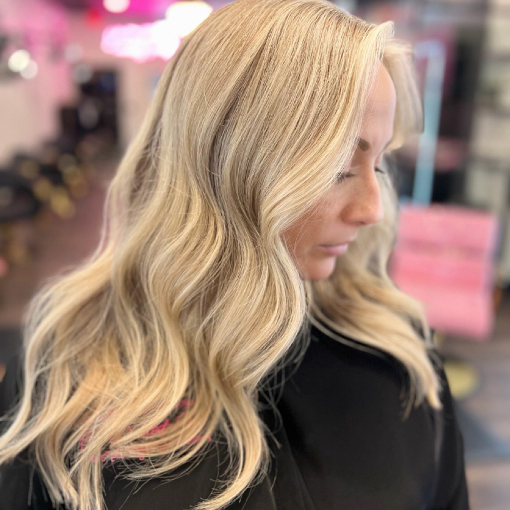 Face Framing Foils at All Dolled Up Salon in Annapolis, MD