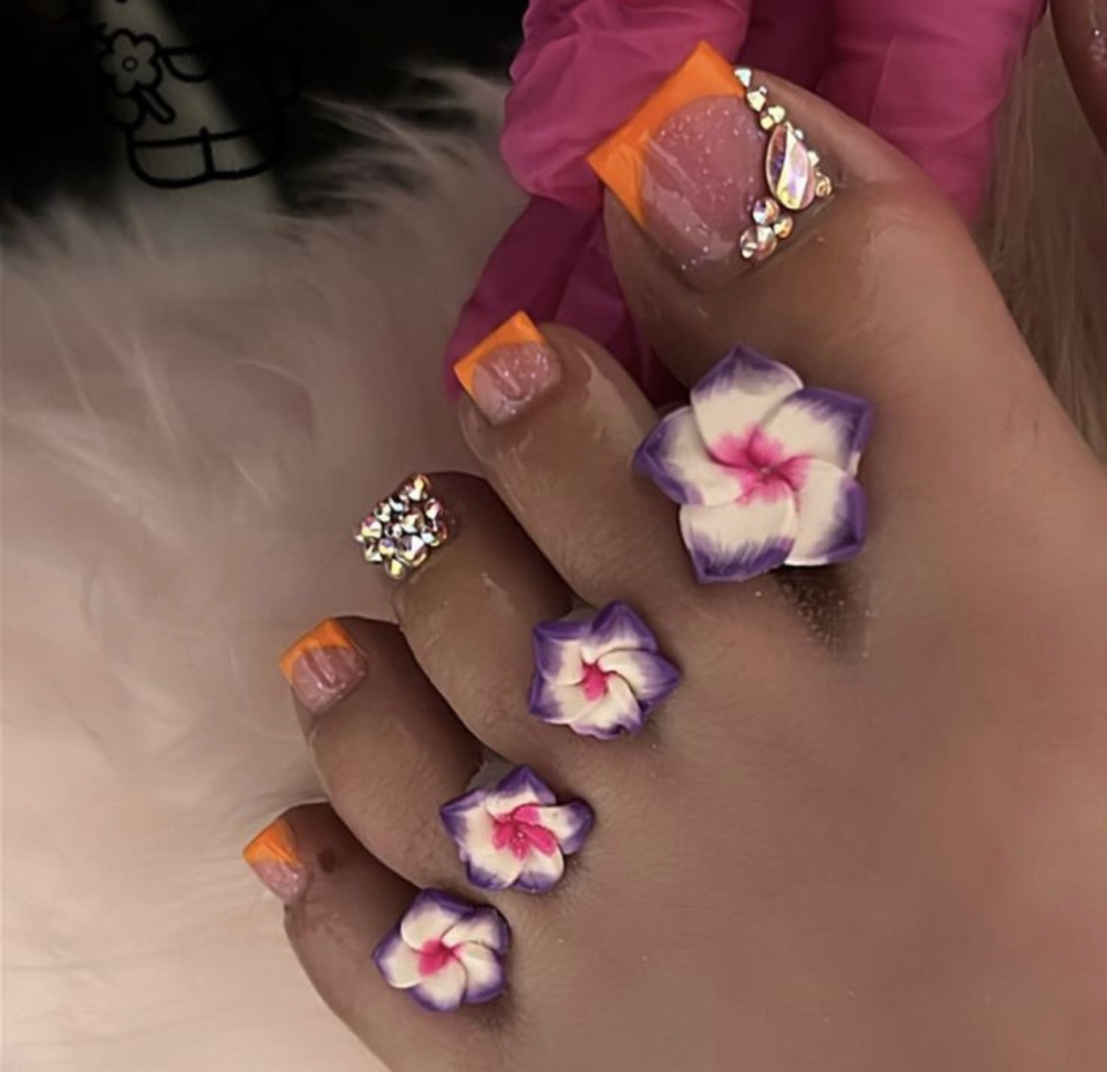 Acrylic Pedicure Fill