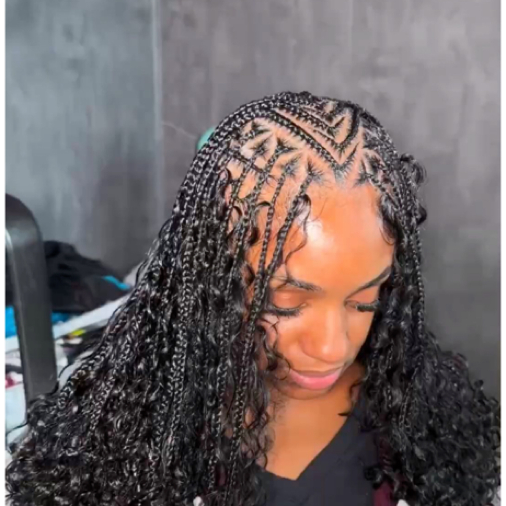 Fulani/Tribal Boho Braids at Hair Bliss in Santa Rosa, CA