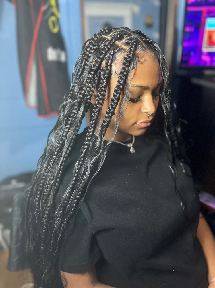 Large boho knotless