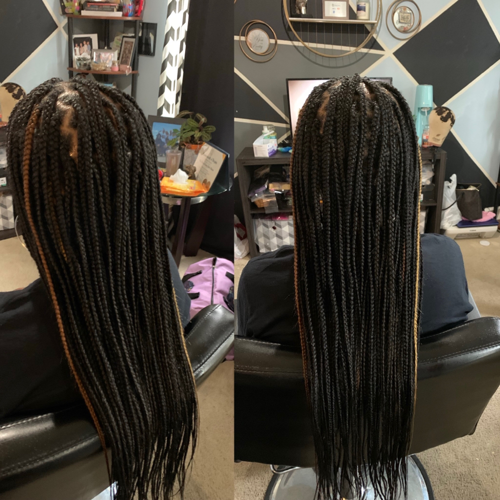Medium Knotless Braids