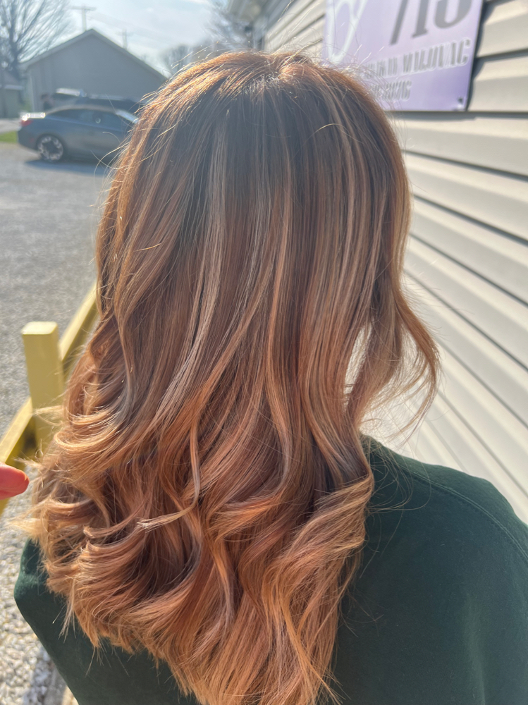 Partial Highlights - Long Hair