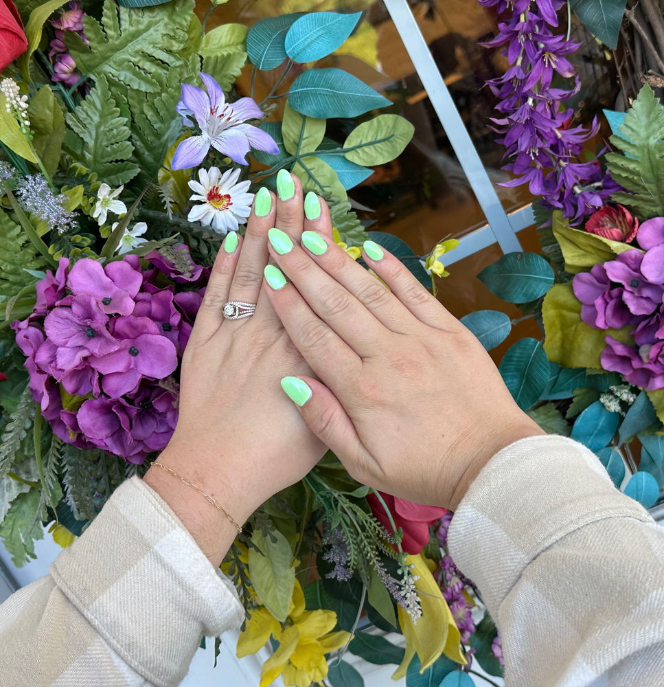 Luminary Manicure With Tips