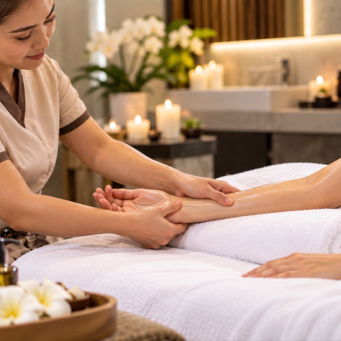 Hand / arm massage at Gold Coast Beauty By Shanzo in Chicago, IL