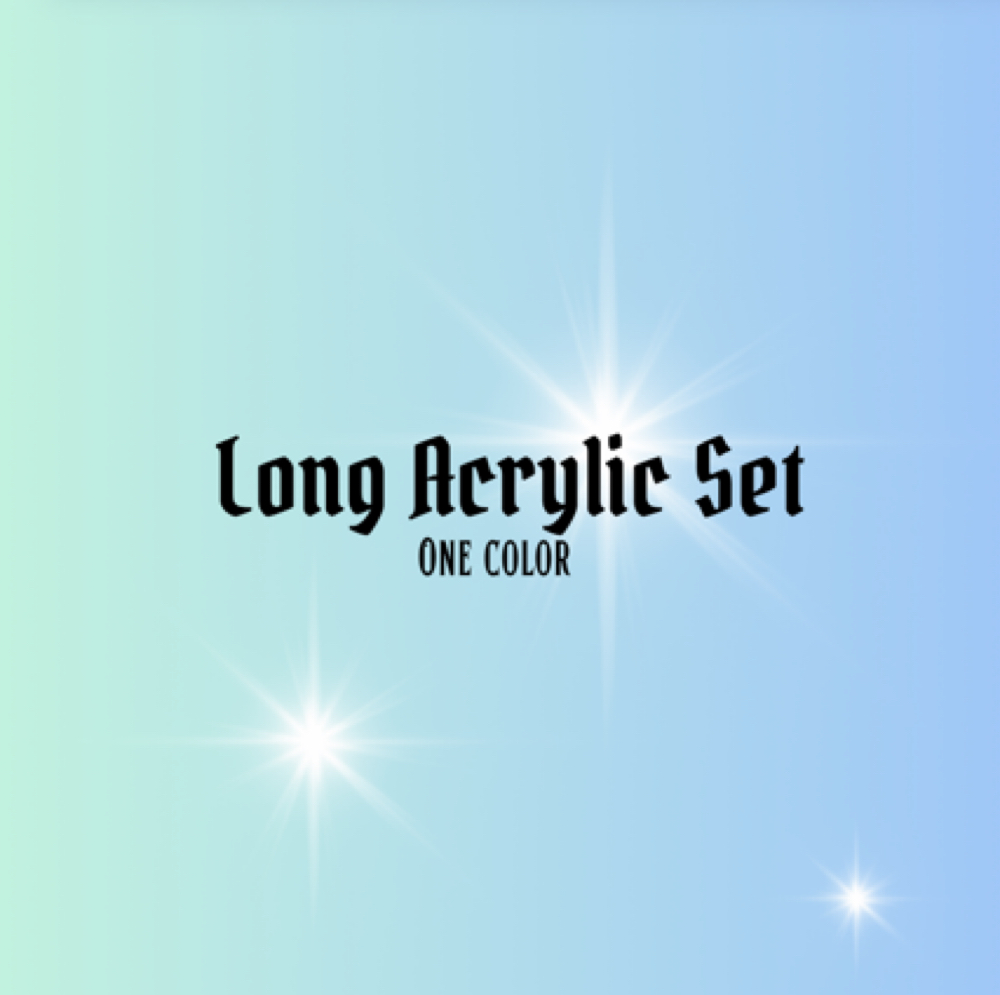 Long Acrylic Set at Lonestarnailsnb in New Braunfels, TX