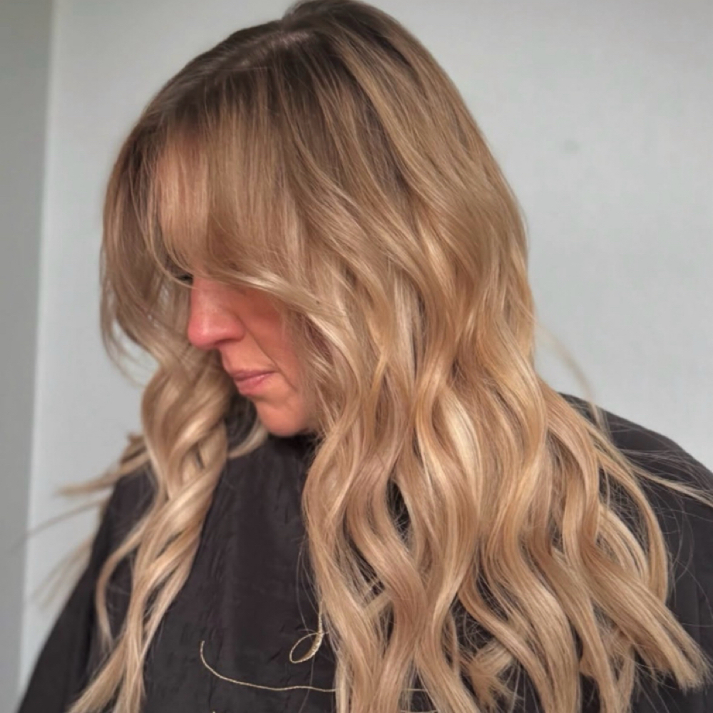 Tape-In Weft Install at Manes By Kayla in Meridian, ID