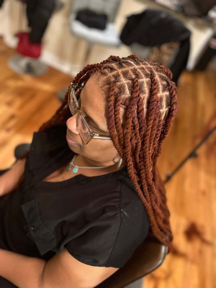 Invisible Locs (2 Strand Marley)