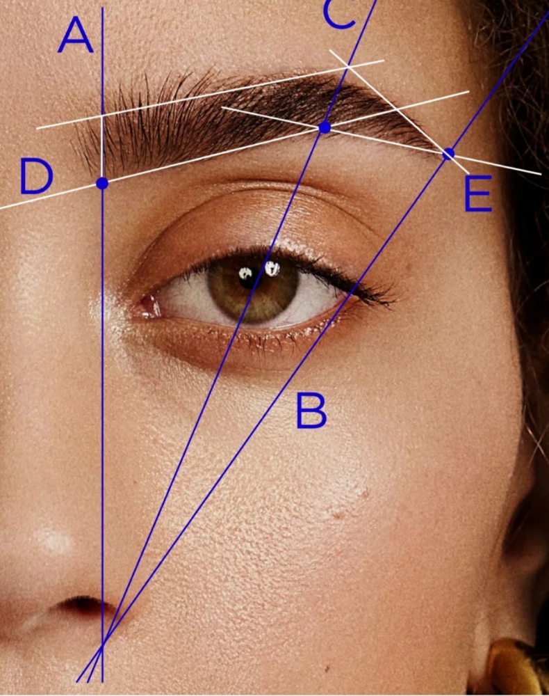 brow retouch, shaping, tint, lami