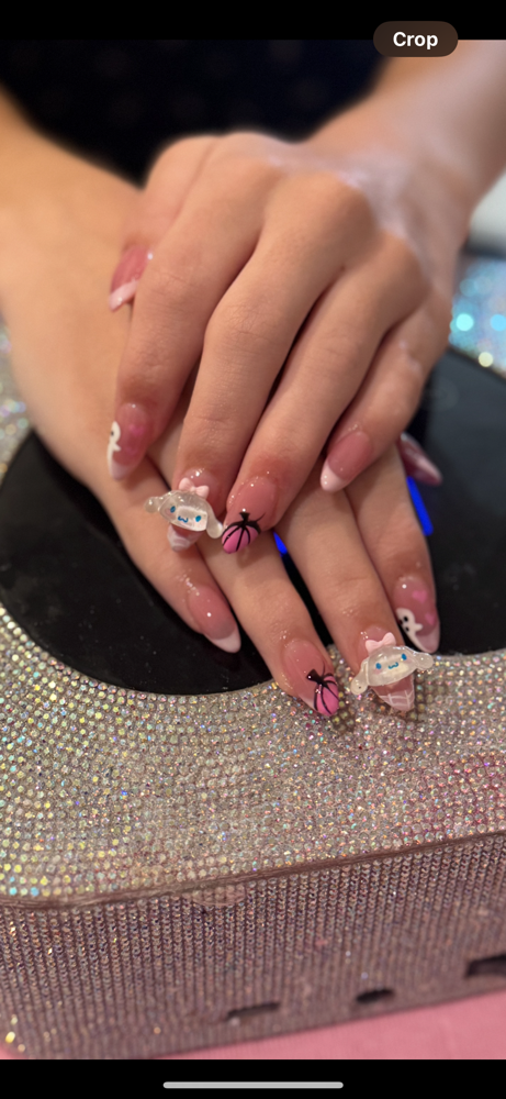 Gel x Nails ( Fall Designs & Charms