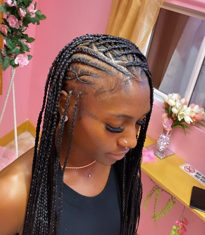 Small Fulani Braids