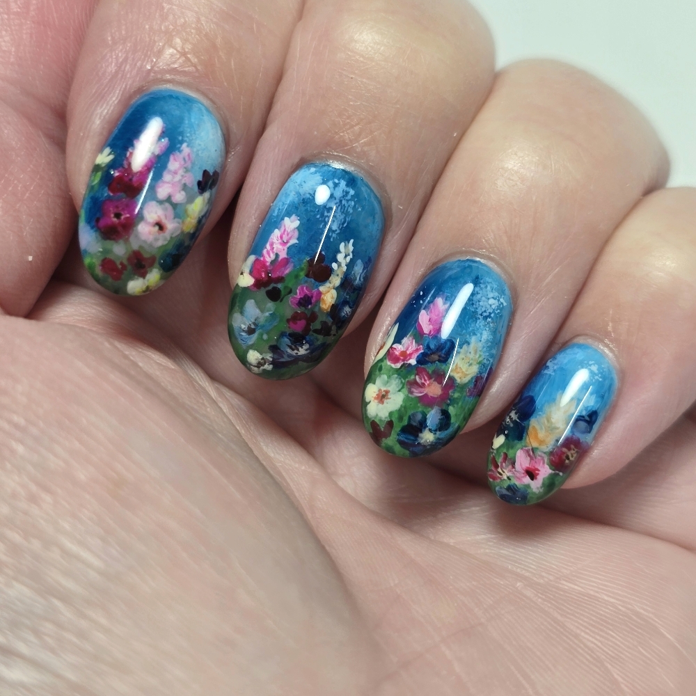 Structured Mani & Tier 3 Art at Nail day with Emily in New Haven, CT