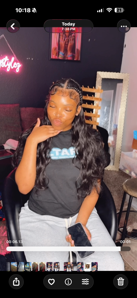 2 Braids W/ Quickweave at Kaaystylez in Duson, LA