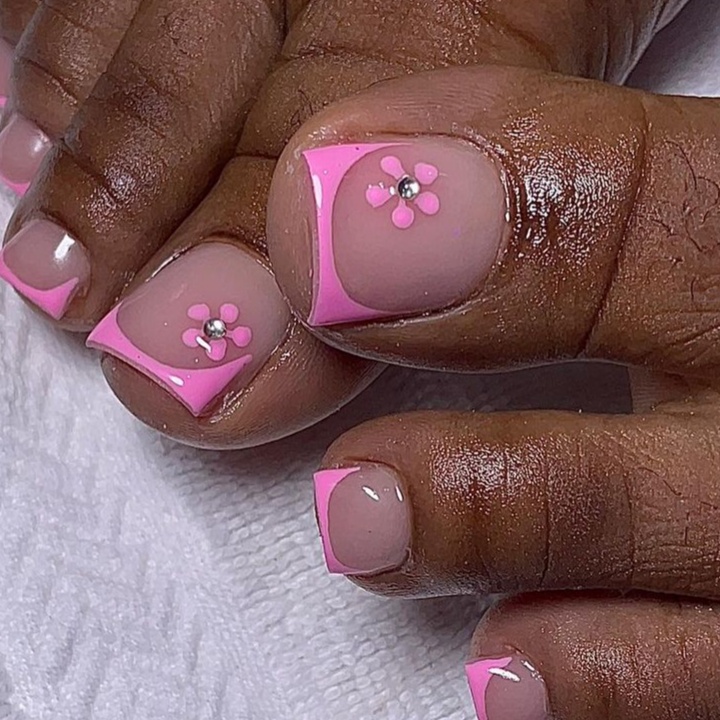 Nail Design - Toes at HouseoflocsandBraidsTX in Mansfield, TX