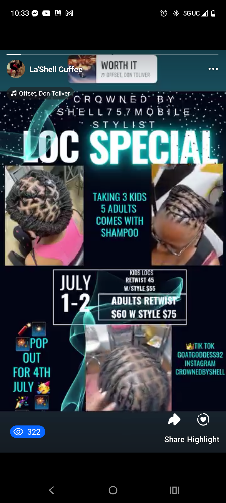 Adult Loc Special Style