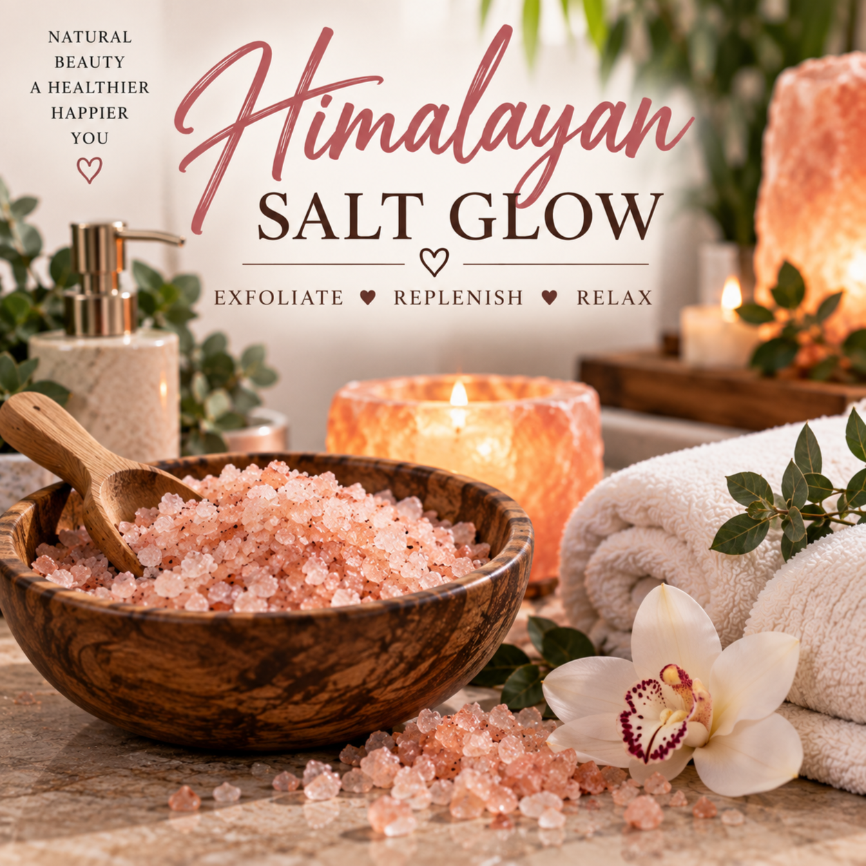 Himalayan Salt Glow at Mystical Touch Massage Therapy in Denton, TX