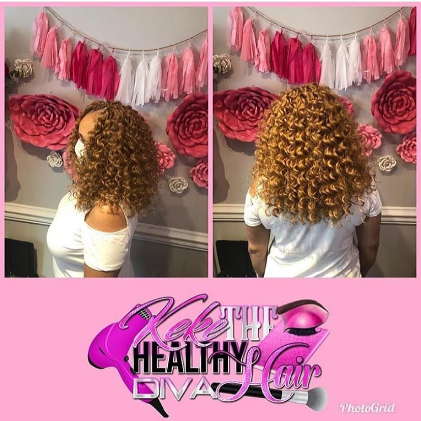 Perm. Hair Color/Crochet Style