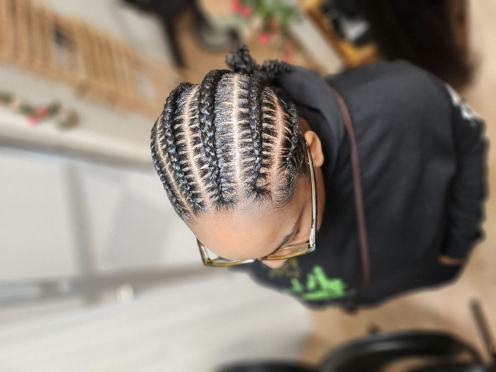 6 Braids at Jaybraidsandwigs in Baytown, TX