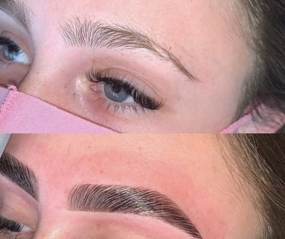 Brow Lamination With Tint