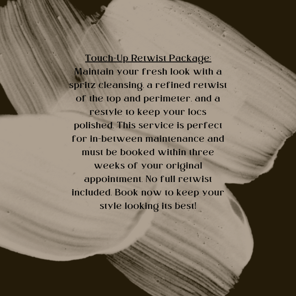 Touch Up Style- No Retwist