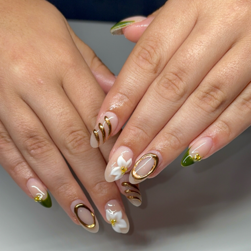 XL acrylic full set at lyssacrylics in preston, CT