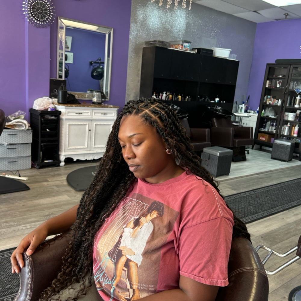 Boho Marley Twist (smedium ) at Harmobeauxhair LLC in Portsmouth, VA