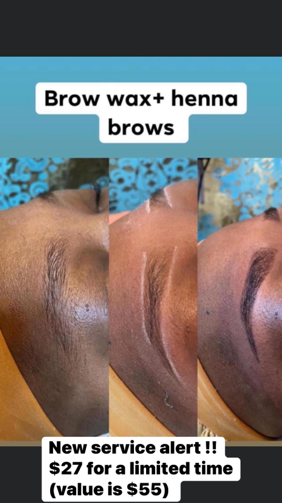 Henna Tint And Wax at Crowned Exclusive Esthetics in Kansas City, MO