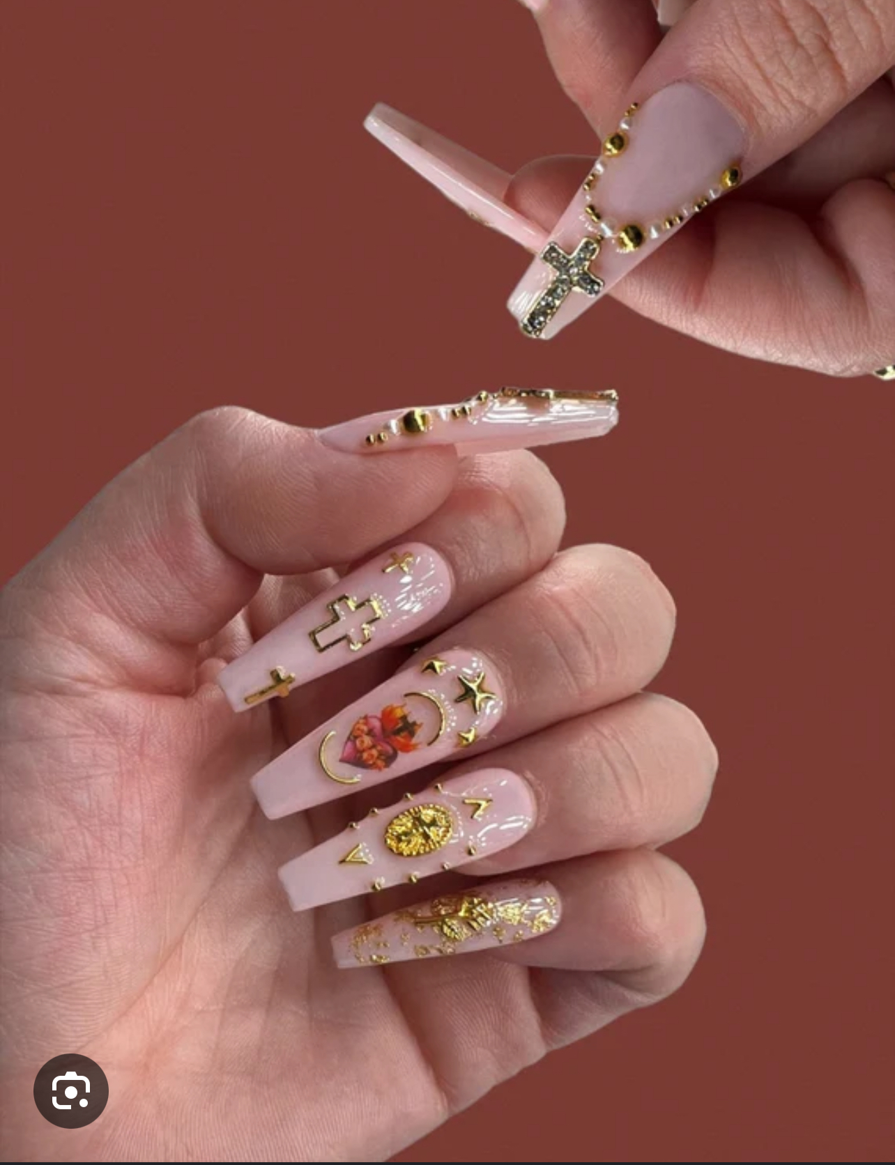 Charms Croquet (10 Xtra long nails)