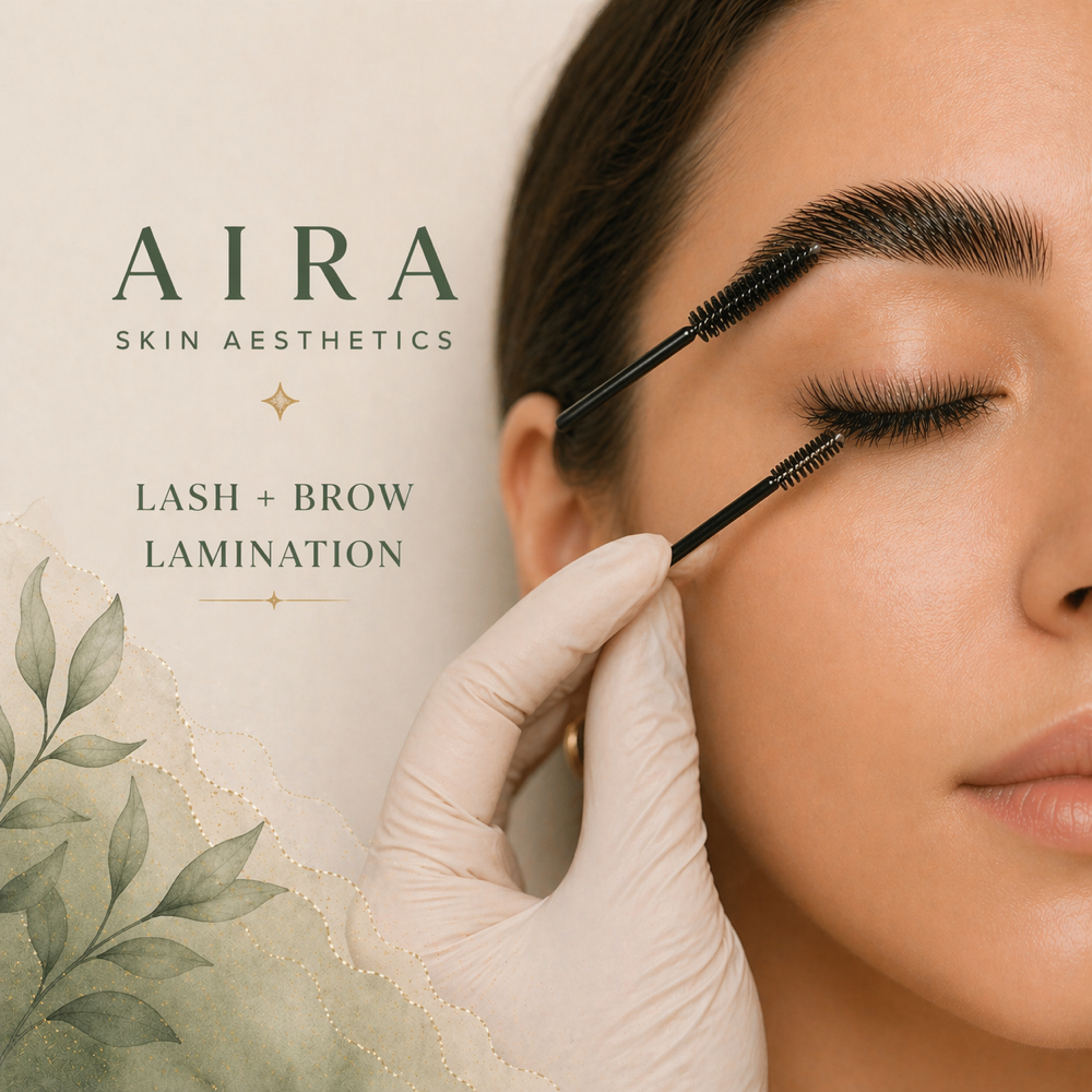 Lash lift  + brow lamination at Aira Skin Aesthetics in Georgeotwn, TX
