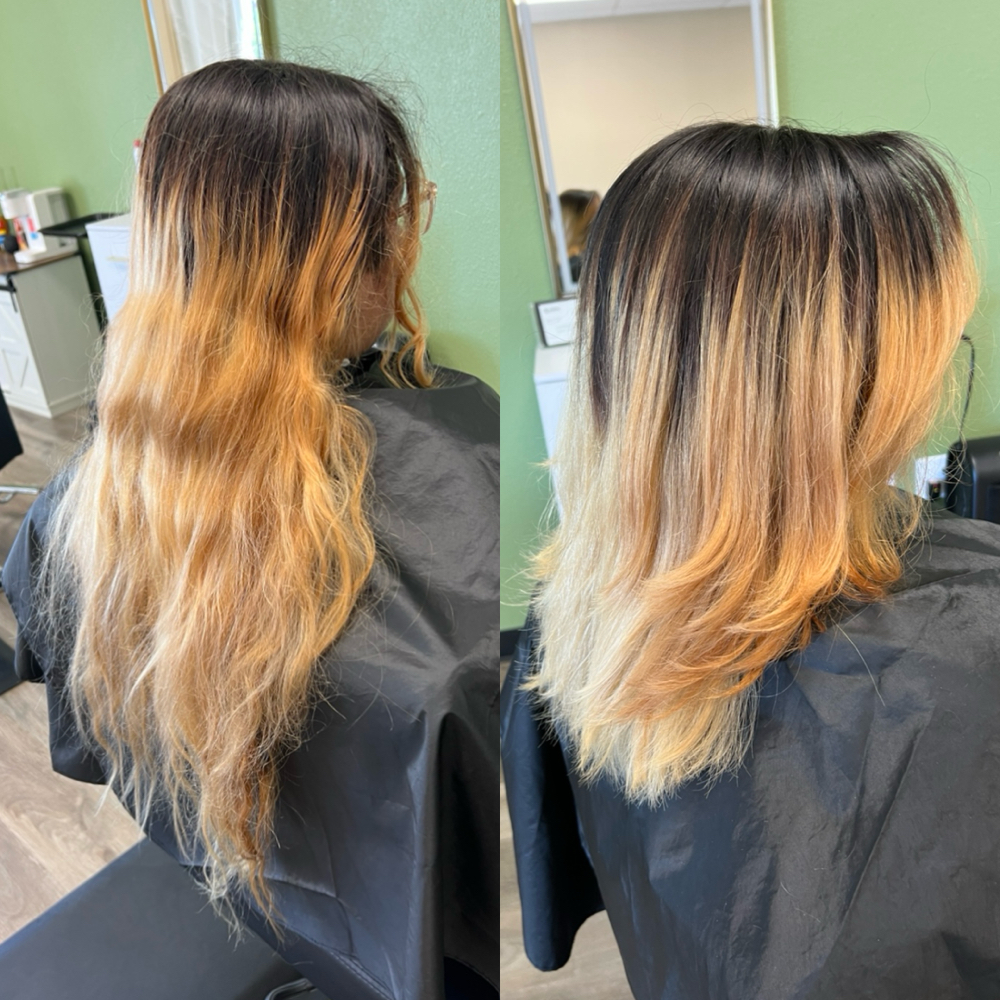Haircut at INVU Beauty Salon in Modesto, CA