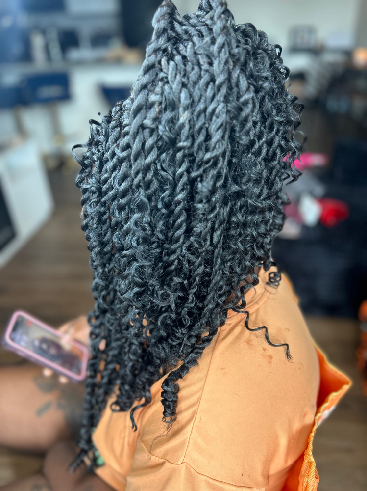 Passion Twist at Ayo Locs N Braids in Charlotte, NC