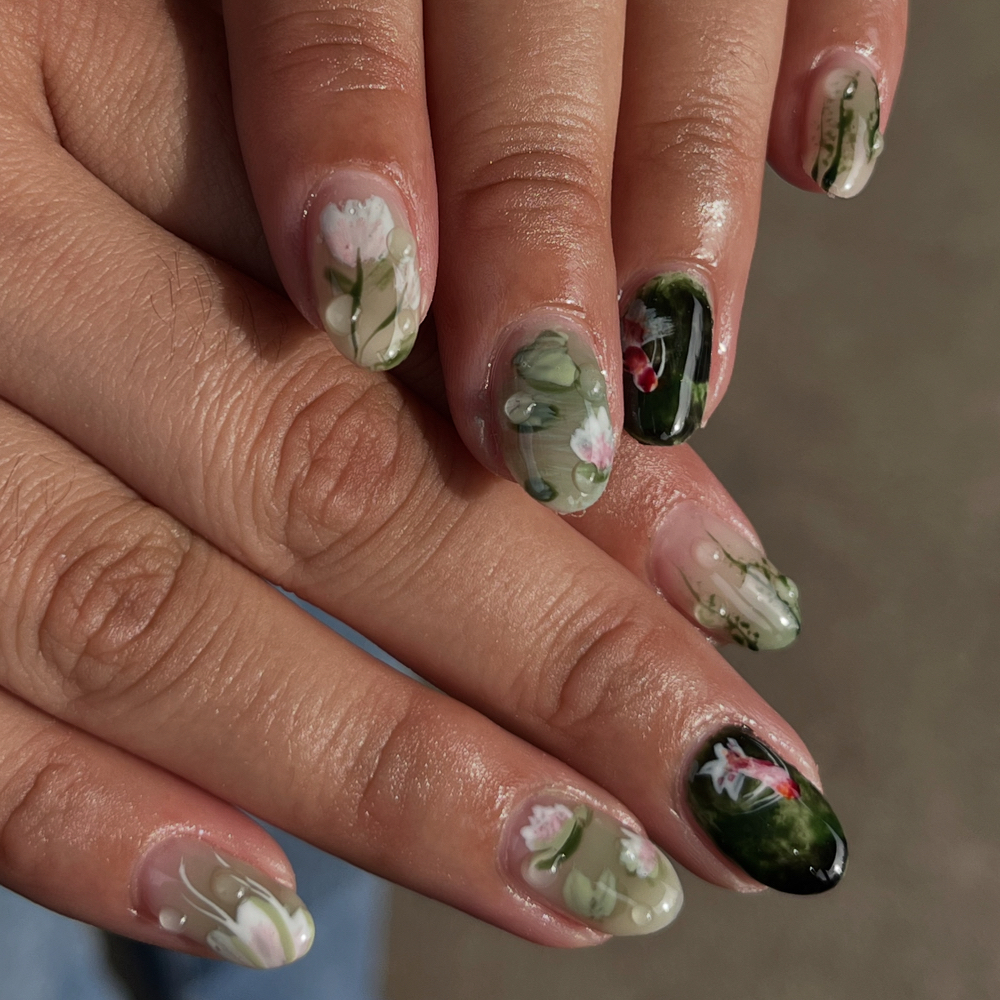 Gel Manicure Full Design