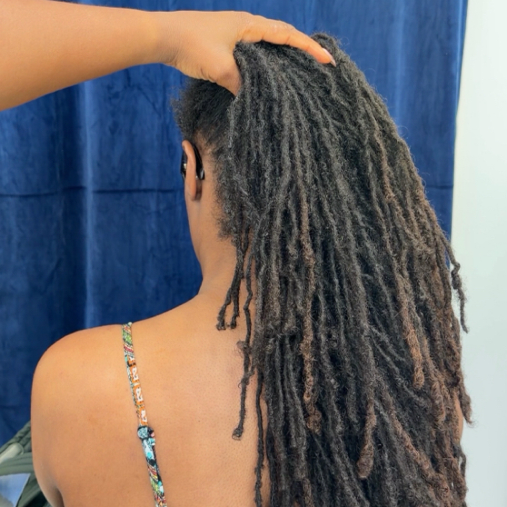 Butt Length Loc Detox at ATASI Head & Scalp Spa in Frisco, TX