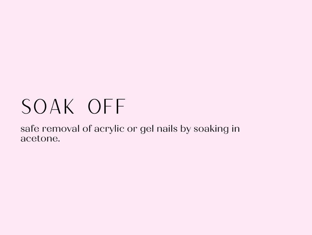 soak off