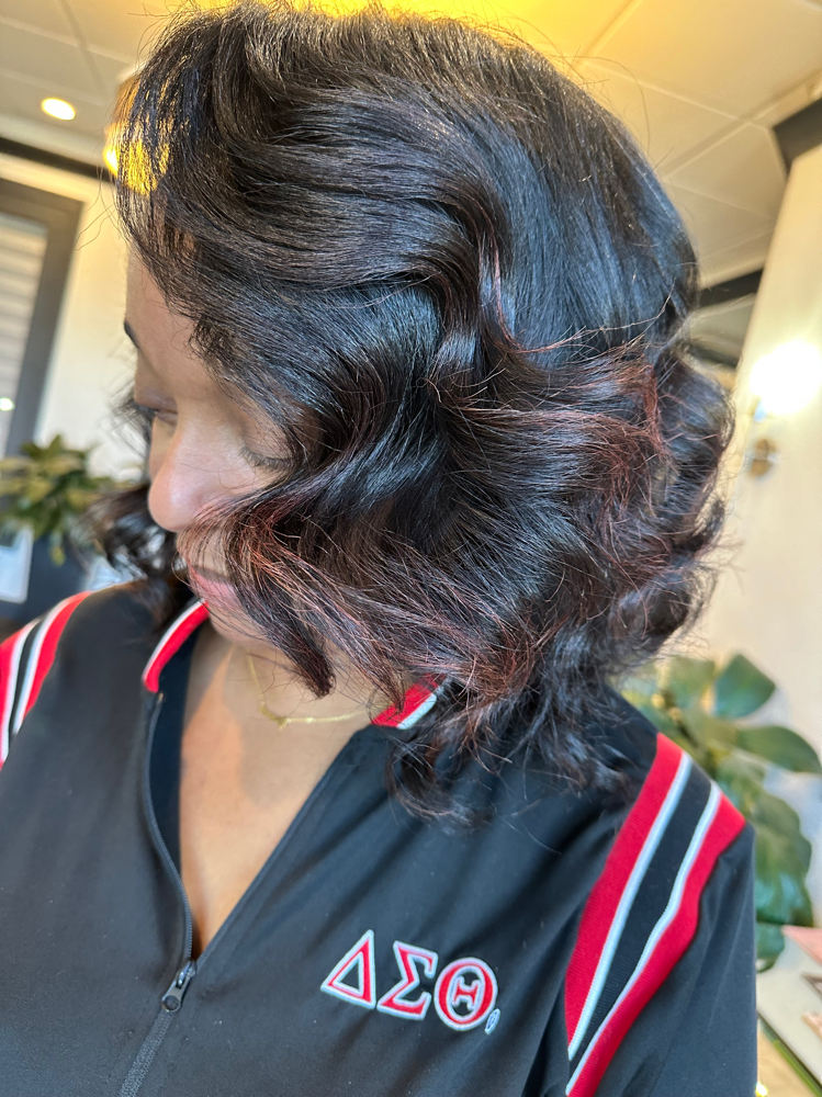 Silk Press & Grey Coverage