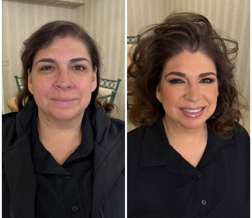 (OL) Hair &  Full Glam Makeup