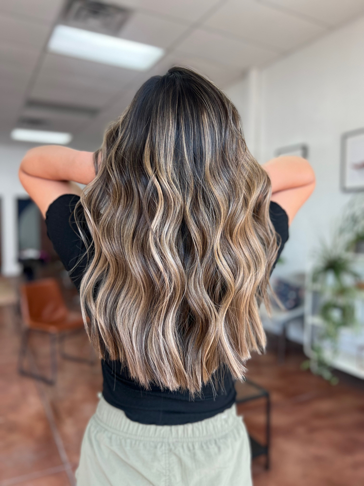 Balayage Long (below bra strap)