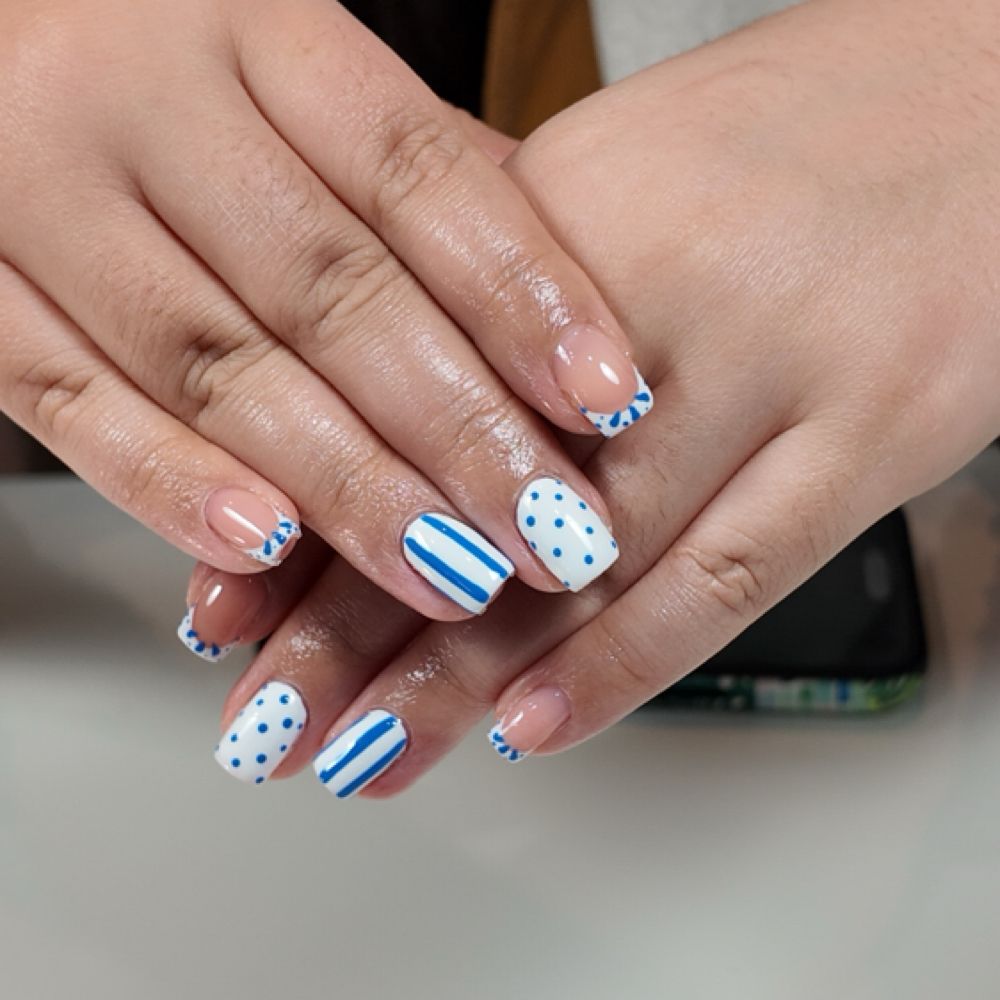 Builder gel mani at The nail garden by Kali in Burnsville, MN